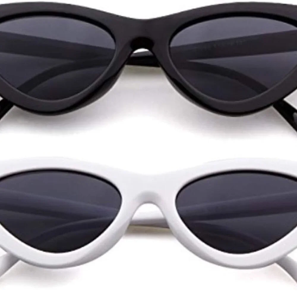 Retro Vintage Narrow Cat Eye Sunglasses for kids heart shaped sunglasses